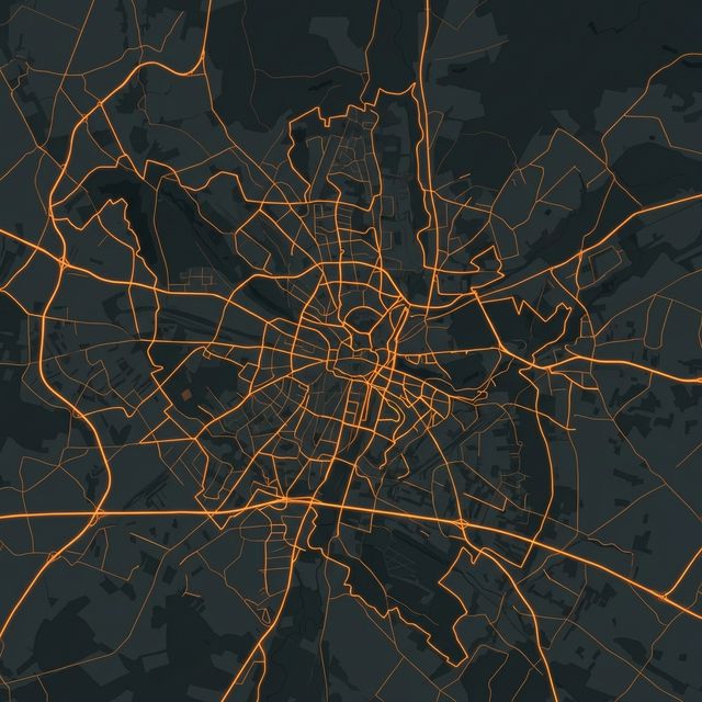 Mapa Poznań - Obszar Działania Sokołowski
